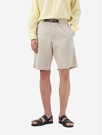 Shorts sartoriali a vita media con cintura giesto