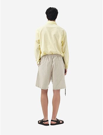 Shorts sartoriali a vita media con cintura giesto