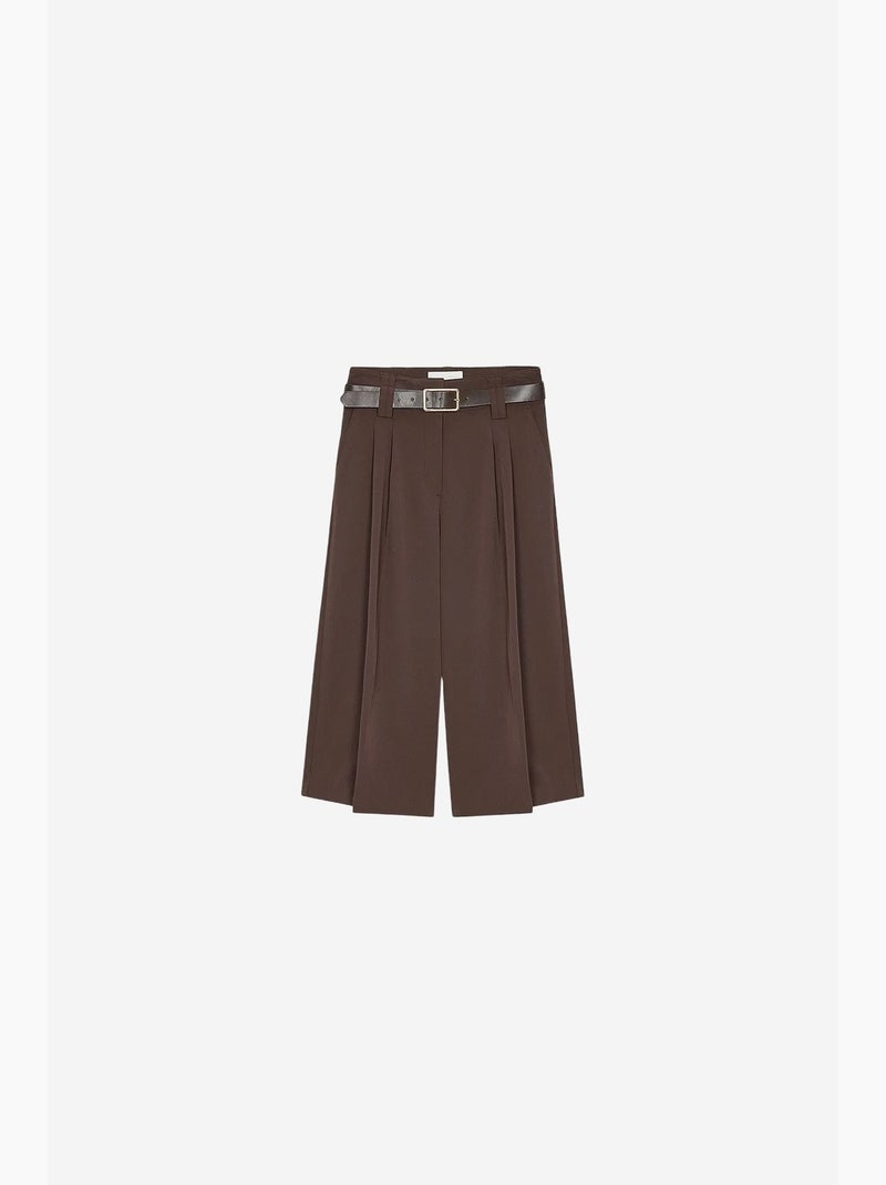 Shorts sartoriali da donna dilvin Marrone cioccolato - Kiabi