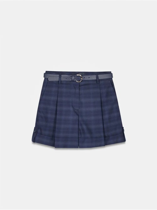 Shorts sartoriali in crêpe a vita alta con cintura dilvin - Kiabi