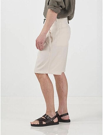 Shorts sartoriali in tencel a vita alta e gamba ampia giesto