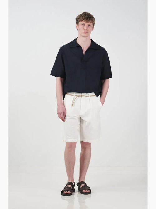 Shorts sartoriali in tessuto a vita media con vestibilità rilassata giesto - Kiabi