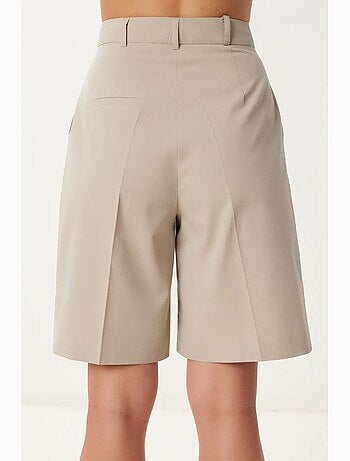 Shorts sartoriali intrecciati con cintura istanbul