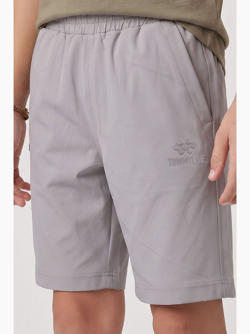 Shorts senza chiusura tommy Grigio chiaro - Kiabi