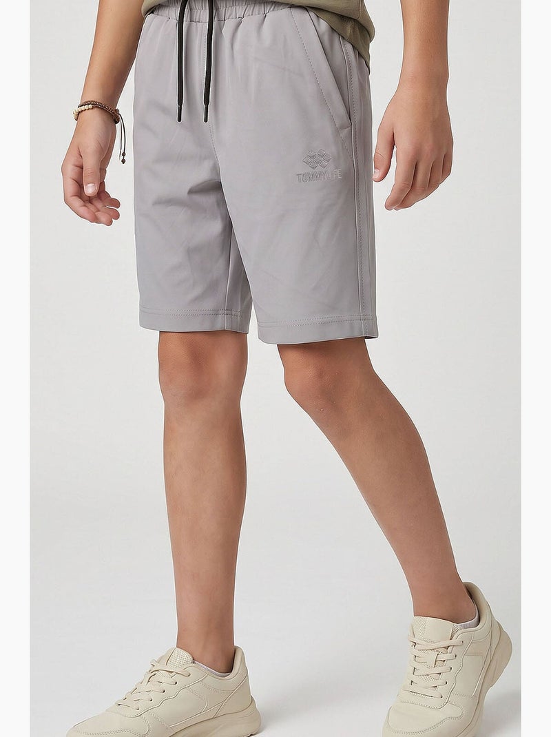 Shorts senza chiusura tommy Grigio chiaro - Kiabi