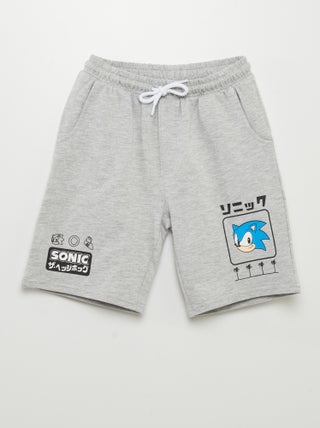 Shorts 'Sonic' in tessuto felpato leggero