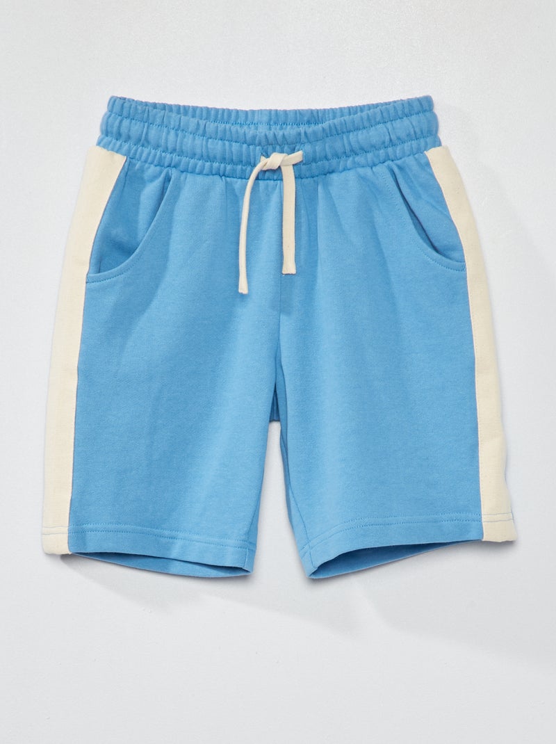 Shorts sportivi con bande laterali BLU - Kiabi
