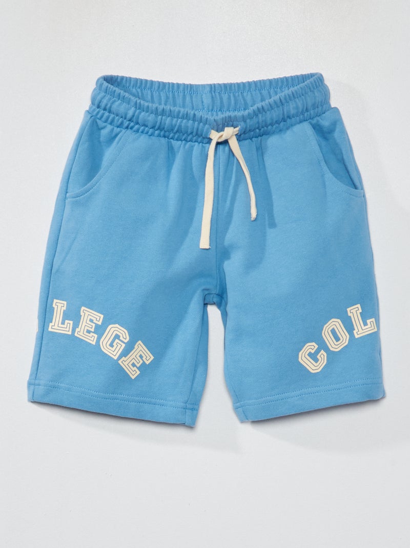 Shorts sportivi in cotone BIANCO - Kiabi