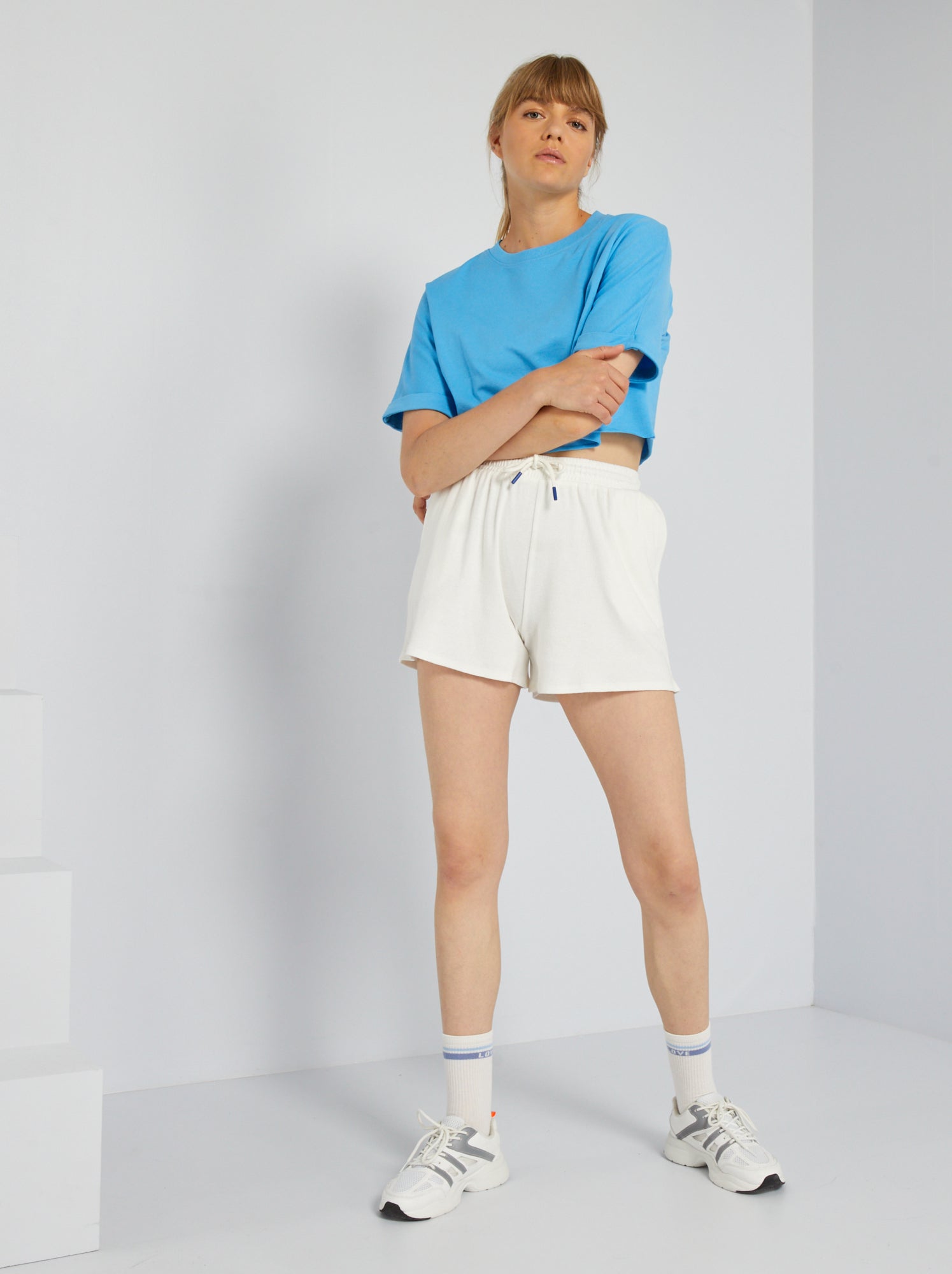 Per Icyzone Pantaloni Donna Coulisse Sportivi Larghi