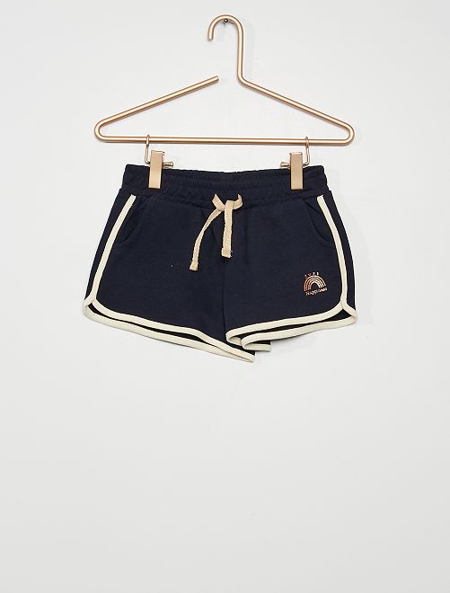 Shorts sportivi in tessuto felpato - blu - Kiabi - 5.00€