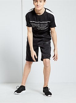 Shorts sportivi in tessuto interlock - Kiabi