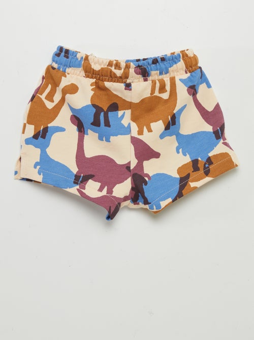 Shorts stampati in tessuto felpato - Kiabi