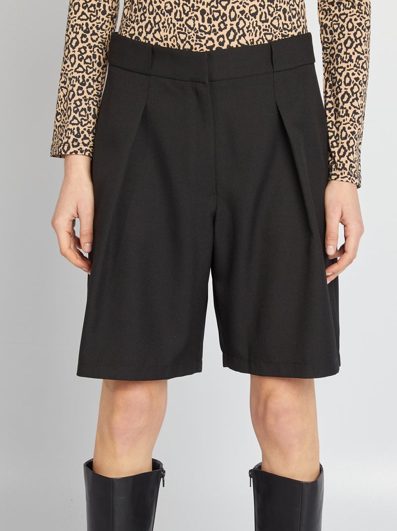Shorts tailleur vita alta nero - Kiabi