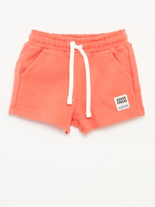 Shorts tinta unita con tasche
