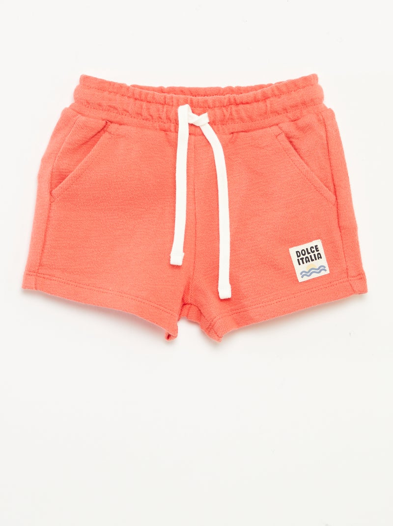Shorts tinta unita con tasche ARANCIONE - Kiabi