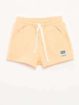 Shorts tinta unita con tasche