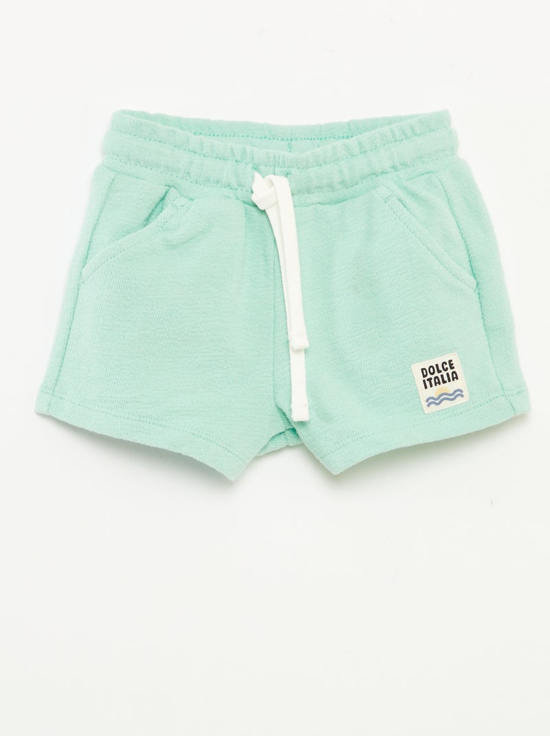 Shorts tinta unita con tasche VERDE - Kiabi