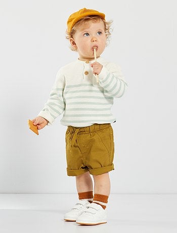 Short jean moutarde Bambini Abbigliamento bambino Pantaloni e salopette Pantaloncini e pantaloni corti Kiabi Pantaloncini e pantaloni corti 