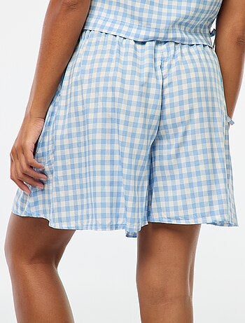 Shorts vichy leggeri