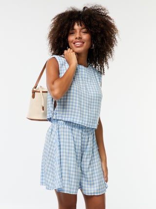 Shorts vichy leggeri
