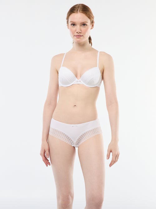 Shorty a coste con pizzo - Kiabi