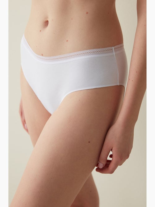 Shorty in cotone con bordo penti - Kiabi Shorty in cotone con bordo penti - Kiabi