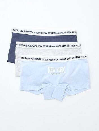 Shorty in jersey - Confezione da 3