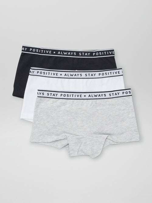 Shorty in jersey - Confezione da 3 - Kiabi