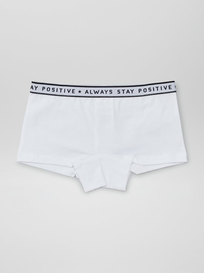 Shorty in jersey - Confezione da 3 NERO - Kiabi