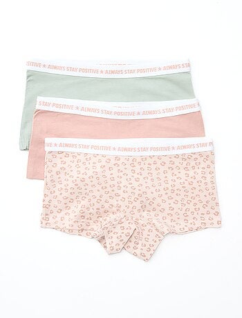 Shorty in jersey - Confezione da 3