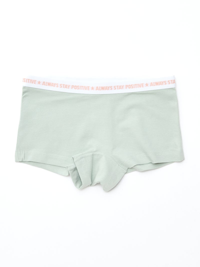 Shorty in jersey - Confezione da 3 Rosa - Kiabi