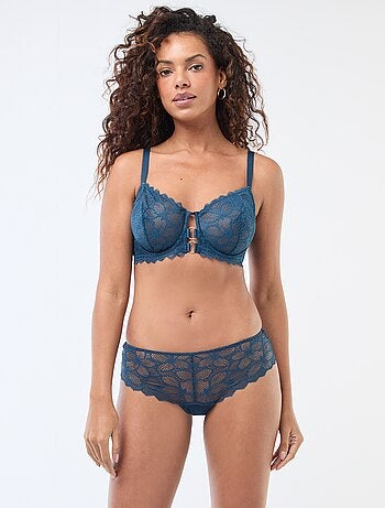 Shorty in pizzo floreale