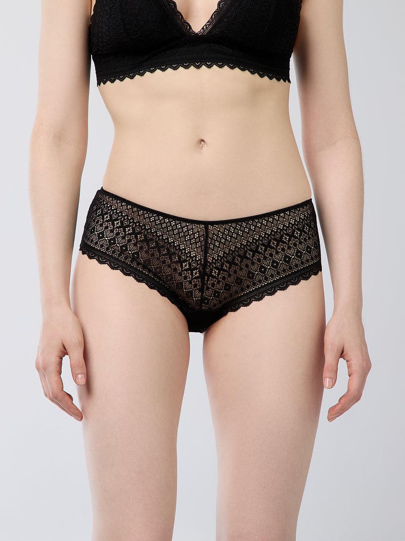 Shorty in pizzo Nero - Kiabi