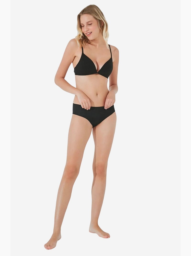 Shorty invisibile in cotone penti Nero - Kiabi