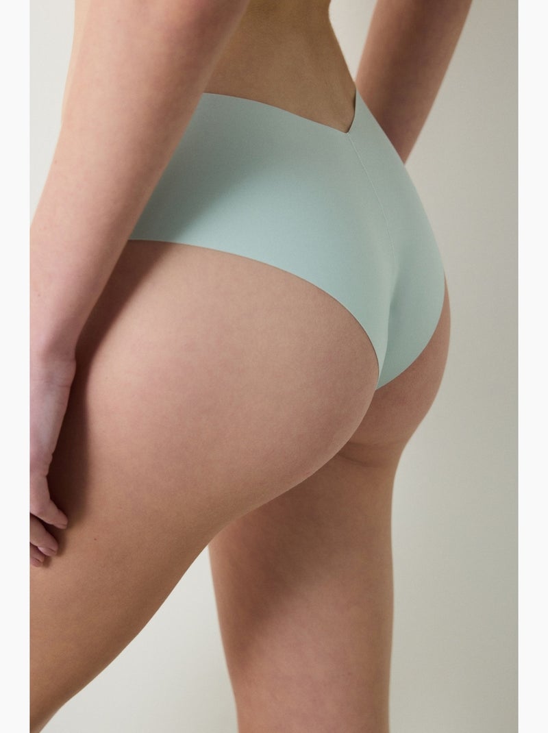 Shorty invisibile taglio laser a v penti Verde menta - Kiabi