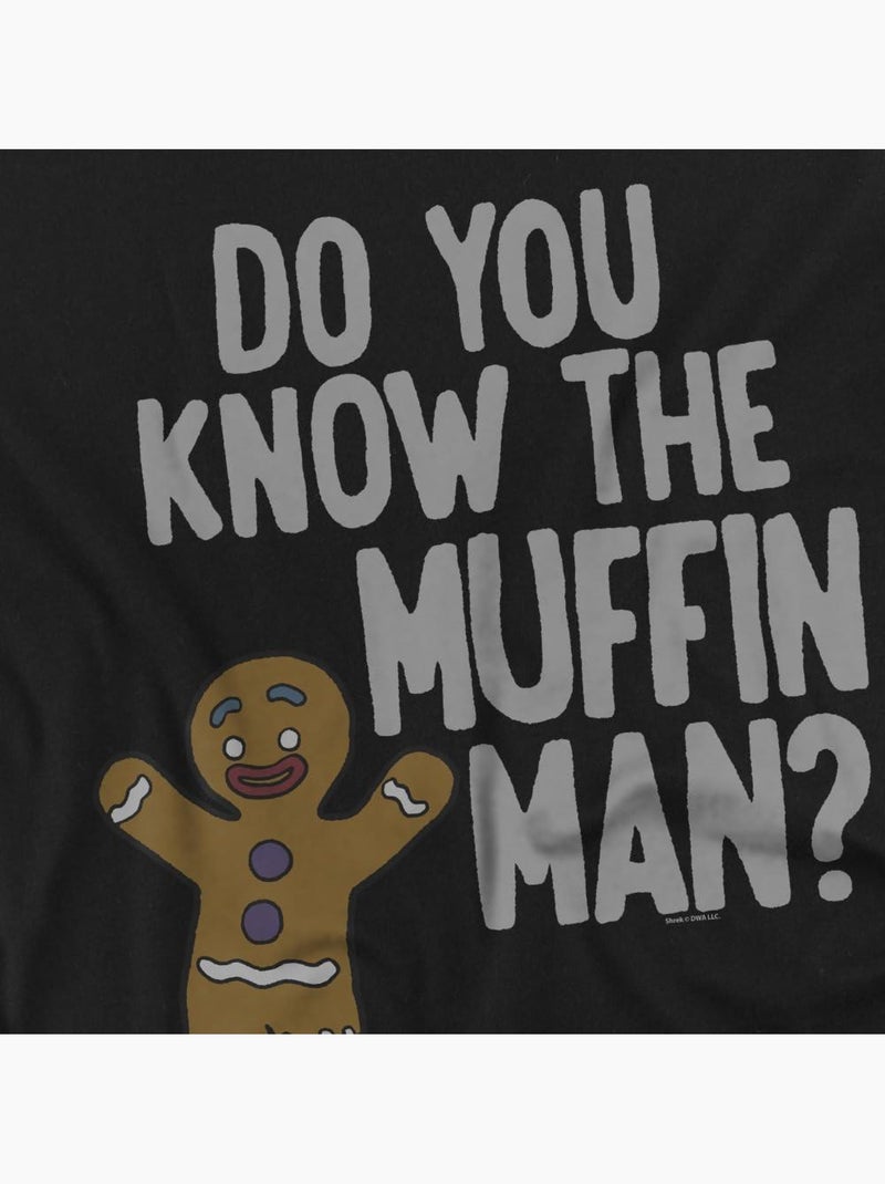 Shrek Muffin Man Maglietta Uomo Nero - Kiabi