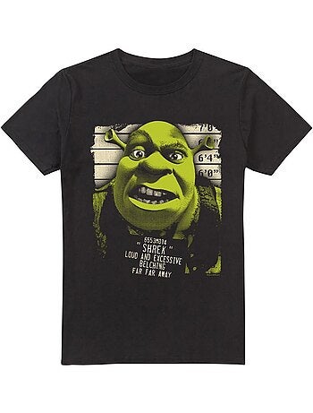 Shrek Ogre Maglietta Foto Segnaletica Uomo