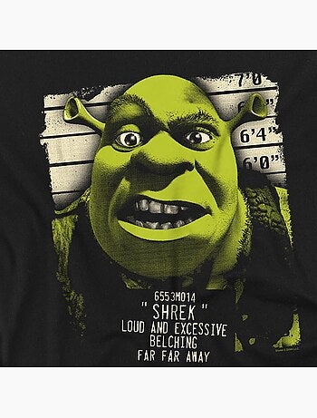 Shrek Ogre Maglietta Foto Segnaletica Uomo