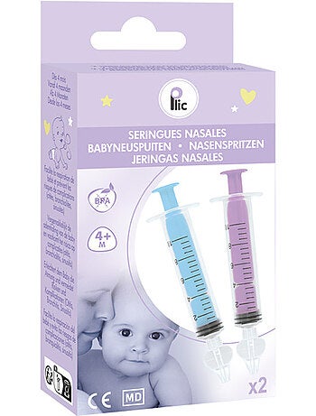 Siringhe riutilizzabili per lavaggio nasale bebé in silicone