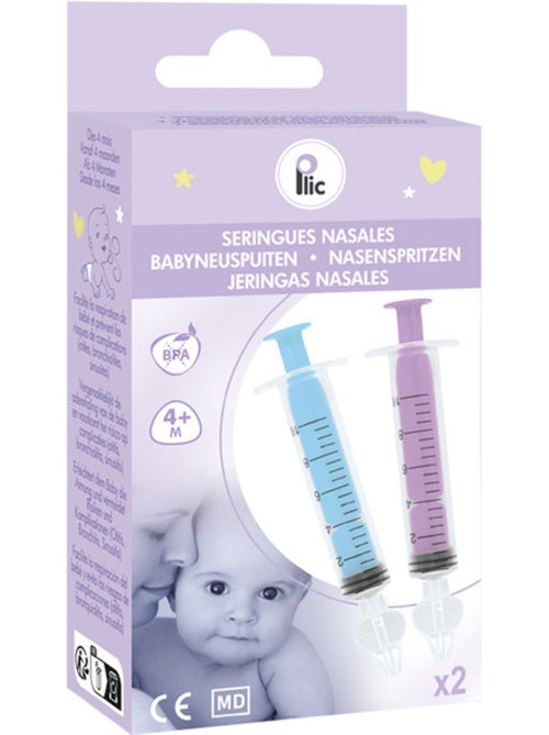 Siringhe riutilizzabili per lavaggio nasale bebé - Kiabi Siringhe riutilizzabili per lavaggio nasale bebé - Kiabi