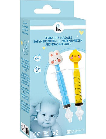 Siringhe riutilizzabili per lavaggio nasale bebé in silicone