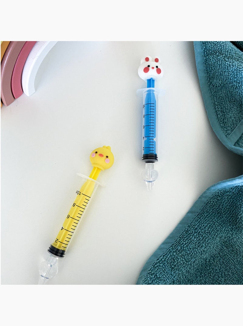 Siringhe riutilizzabili per lavaggio nasale bebé in silicone Giallo - Kiabi