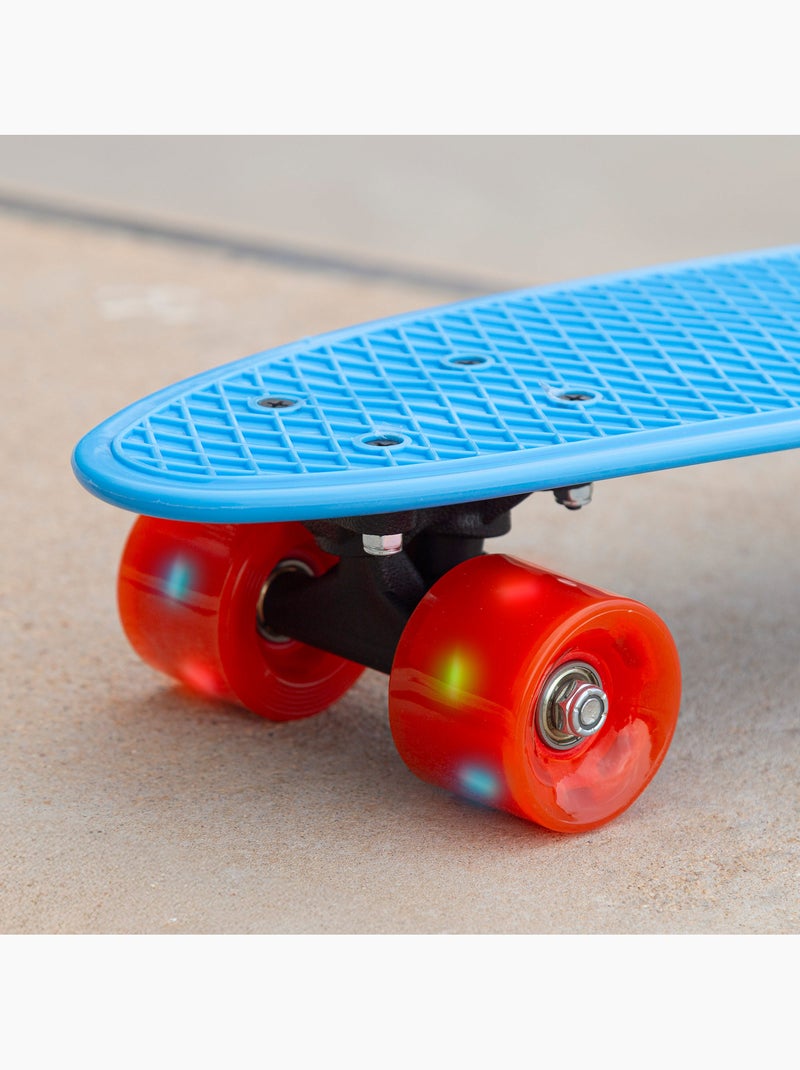 Skateboard con luci evo Blu - Kiabi