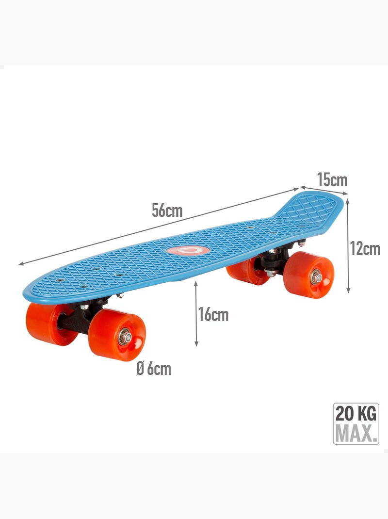 Skateboard con luci evo Blu - Kiabi
