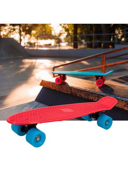 Skateboard con ruote in pvc da 55 cm - rosso - Kiabi