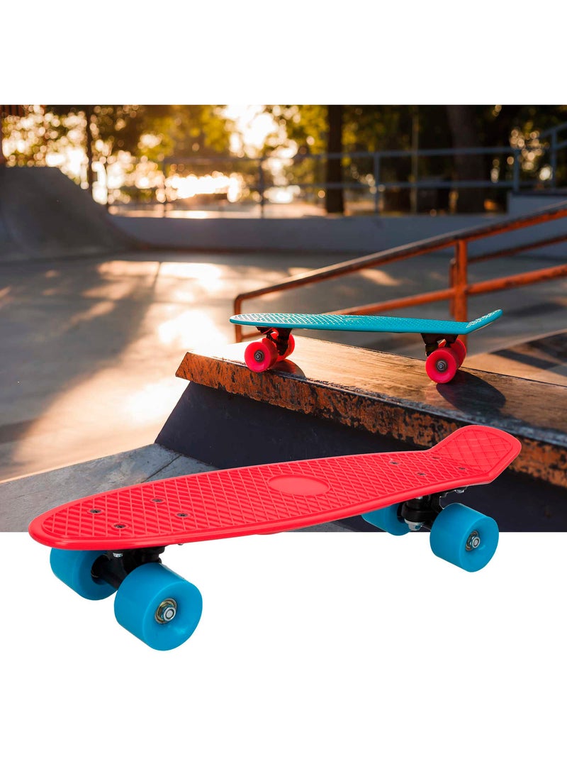 Skateboard con ruote in pvc da 55 cm - rosso N/D - Kiabi
