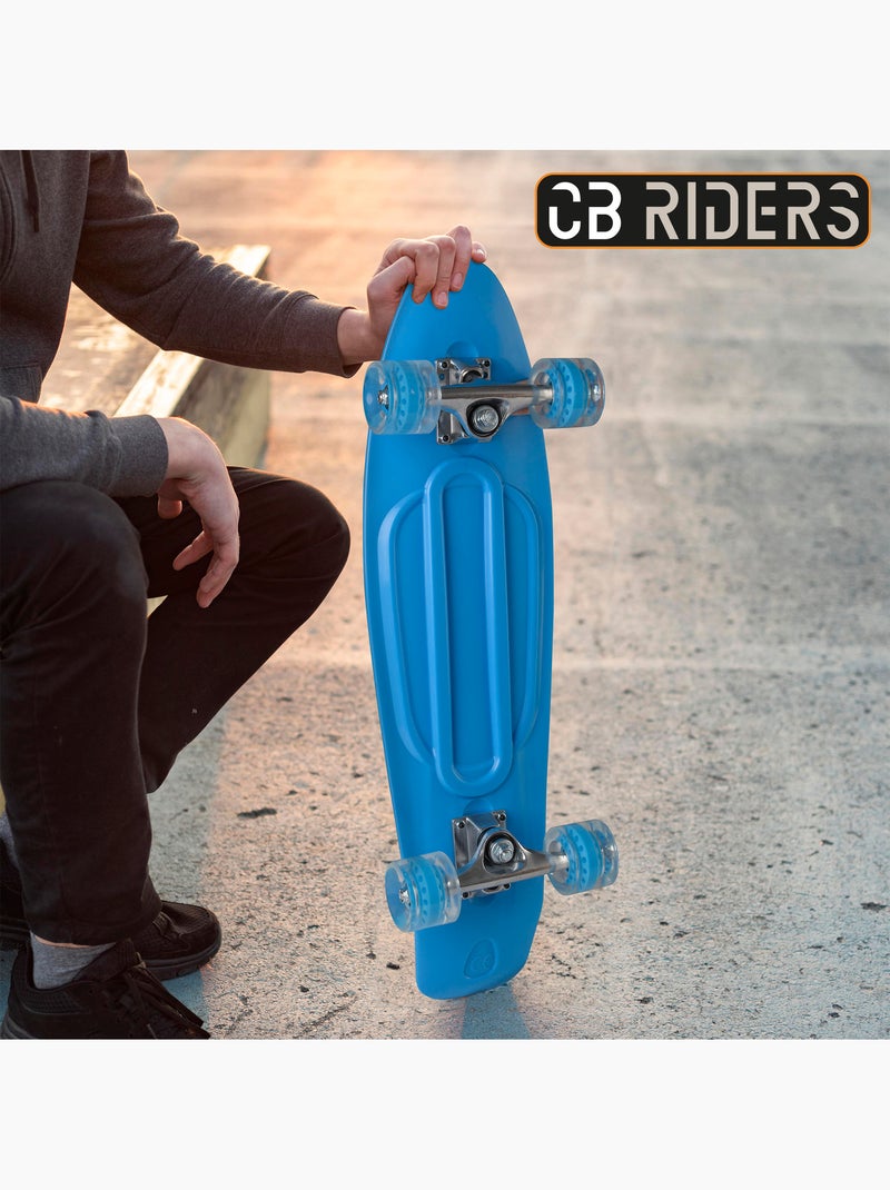 Skateboard per bambini cb riders a 4 ruote blu, 68 cm N/D - Kiabi