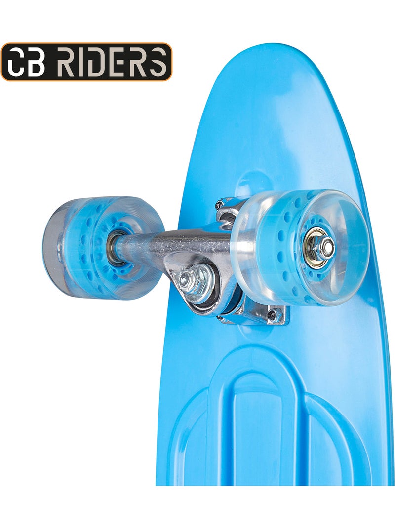 Skateboard per bambini cb riders a 4 ruote blu, 68 cm N/D - Kiabi