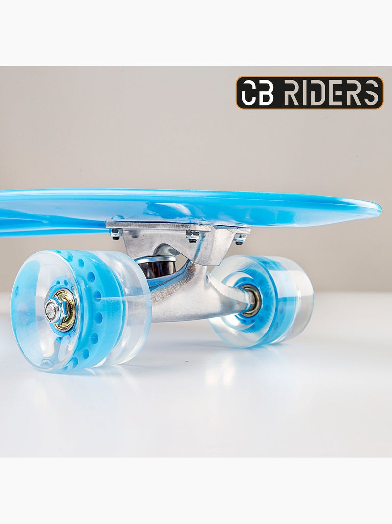 Skateboard per bambini cb riders a 4 ruote blu, 68 cm N/D - Kiabi