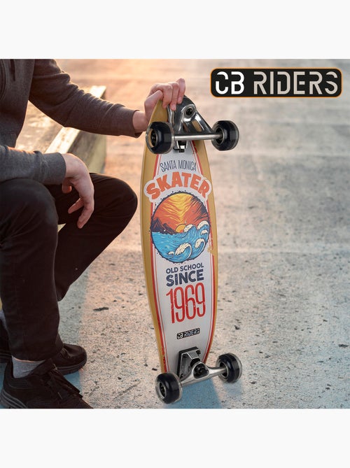 Skateboard per bambini cb riders a 4 ruote nero, 74 cm - Kiabi Skateboard per bambini cb riders a 4 ruote nero, 74 cm - Kiabi